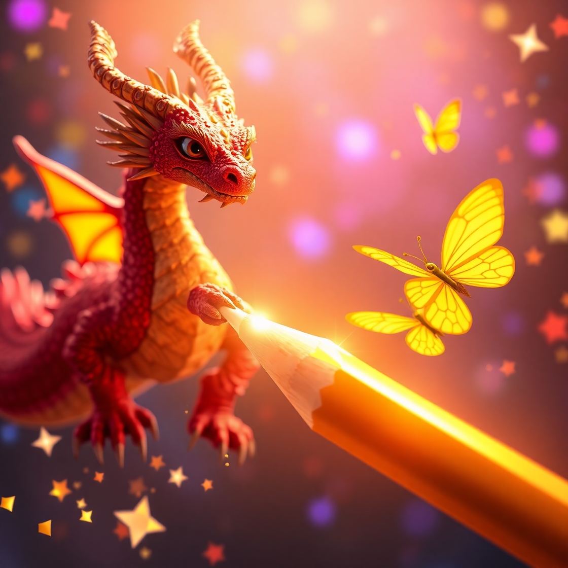 Lápis Mágico: Uma Aventura Fantástica Cheia de Imaginação.