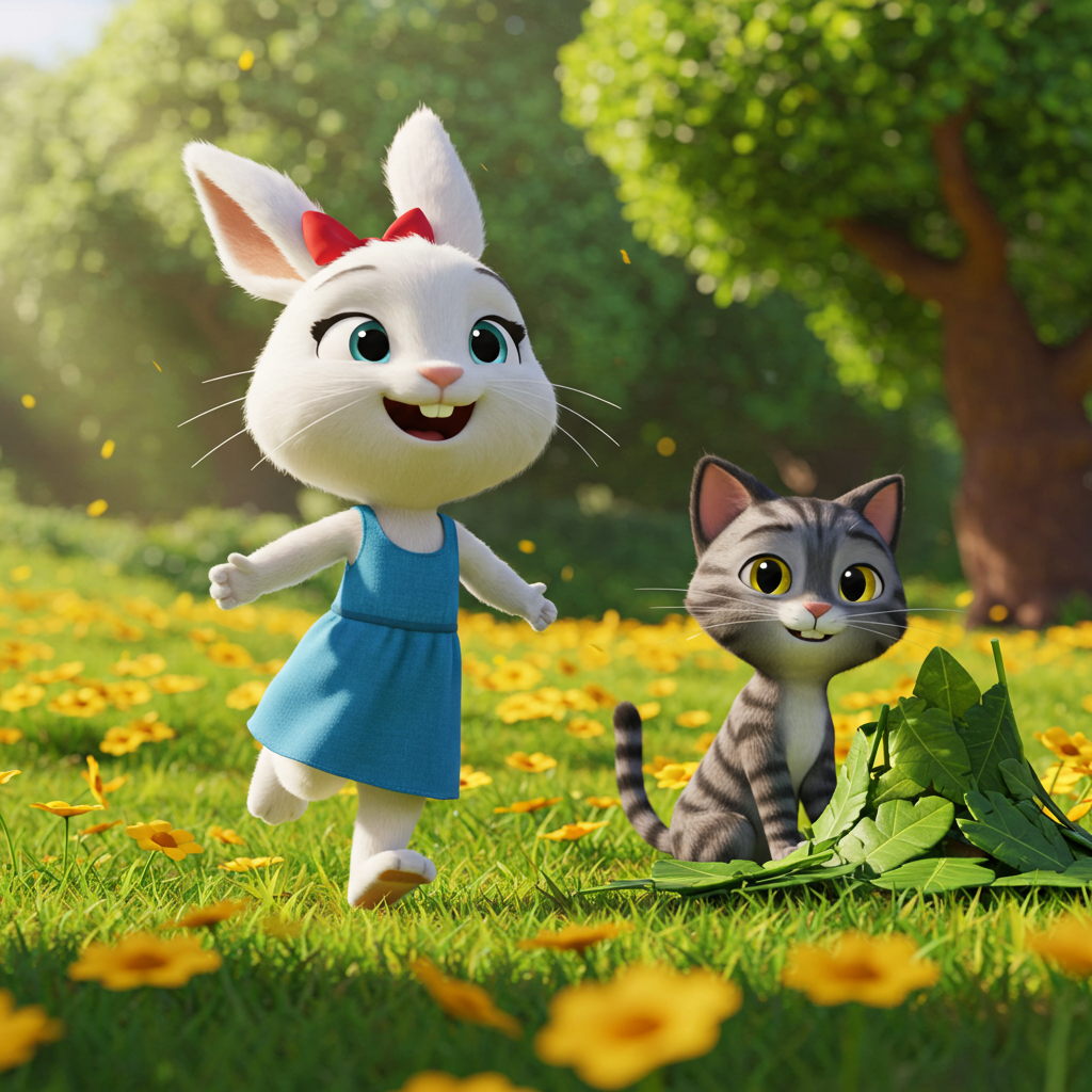 A Coelhinha Valente e o Segredo da Floresta Sombria: História Infantil sobre Medos e Amizade