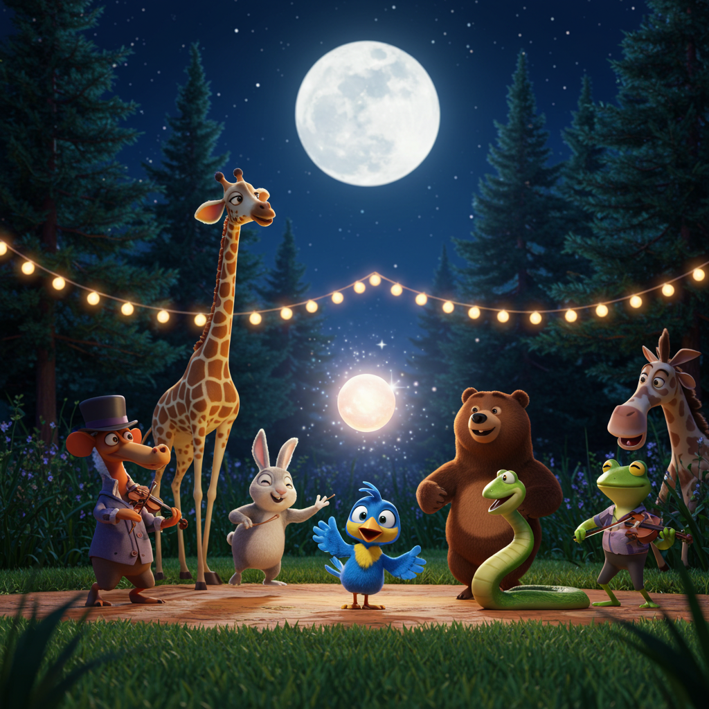 Festa dos bichos uma história infantil cheia de música, dança e amizade na floresta