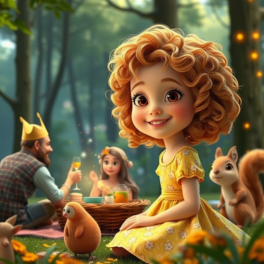 Piquenique Encantado: O Segredo da Floresta Mágica