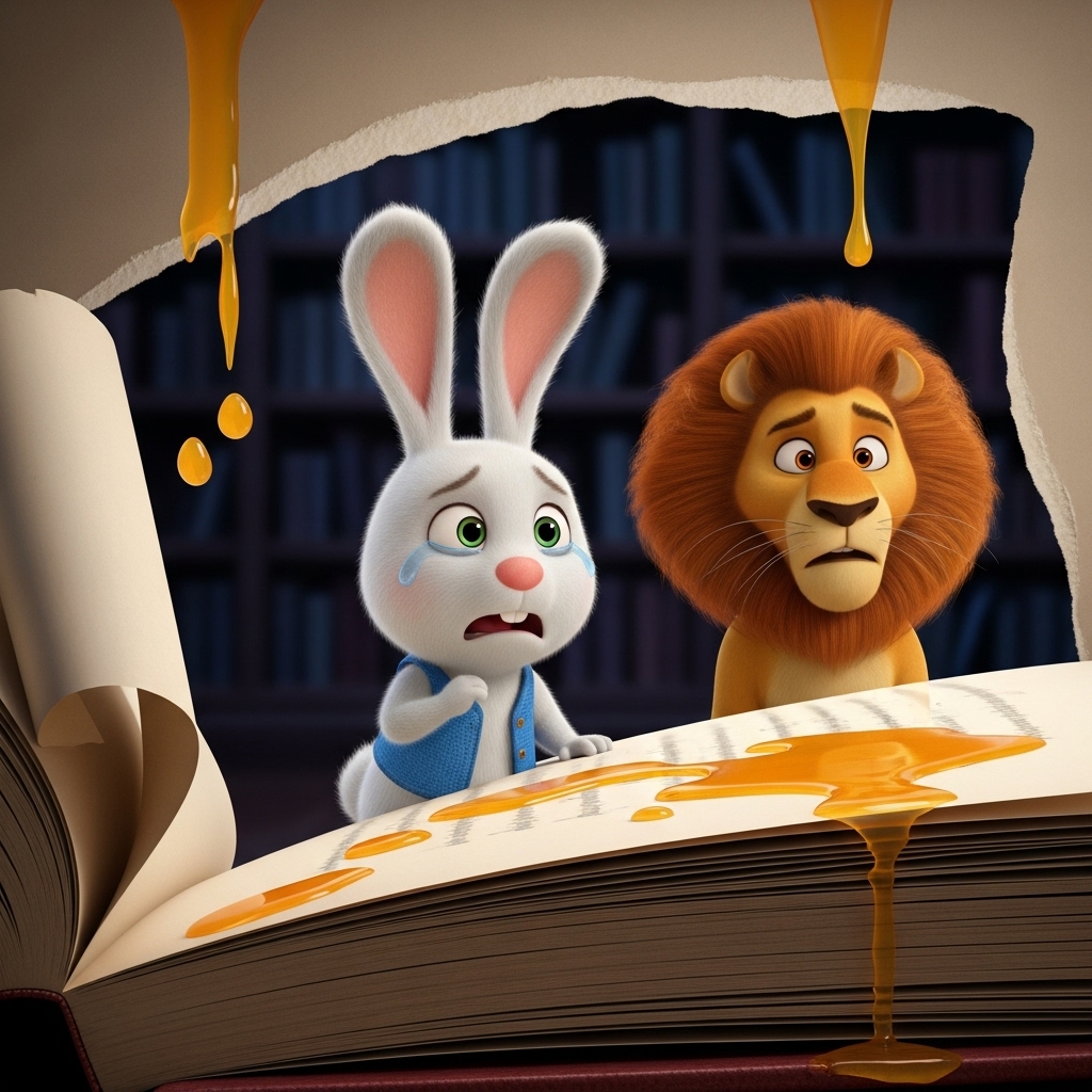 Biblioteca Encantada: Aventura Mágica dos Animais do Livro Rasgado