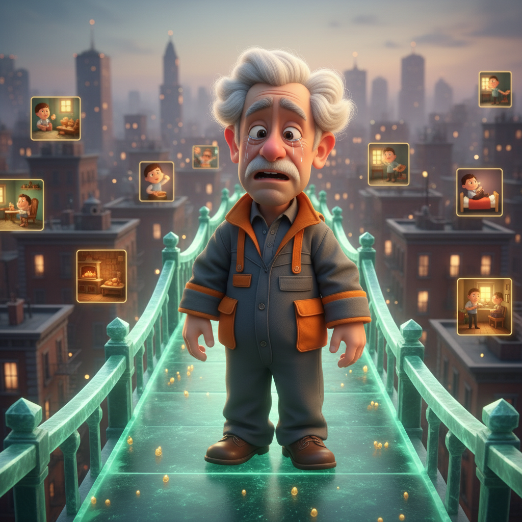 A Ponte de Esmeralda: A Emocionante História do Gari Bernardo e a Magia Escondida na Cidade.